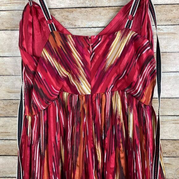 BCBGMAXAZRIA Runway Colorful Silk Dress Size XXS - Picture 5 of 7